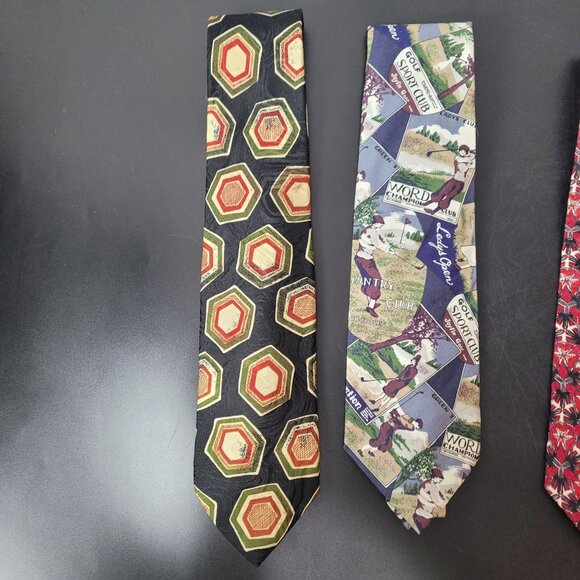 Designer Tie Lot Of 6 By Robert Talbott Giorgio & Serica - Picture 2 of 10